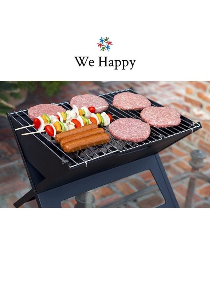 We Happy - Portable Outdoor Barbecue X Type Charcoal Grill | Foldable & Easy to Use - Image 1