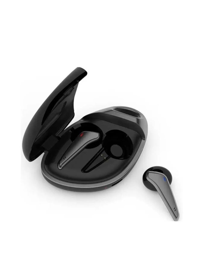 Admos - TWS Unique Sticky Design Touch Sensor Earpods - Black - Image 1