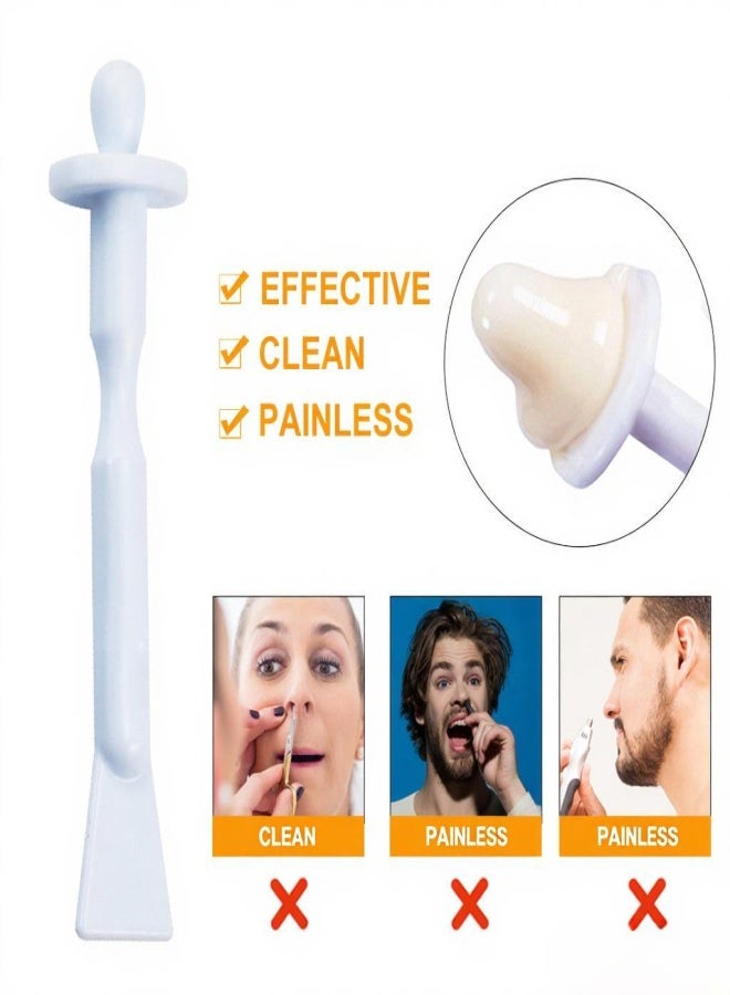 بلو زو عبوة من 10 قطع، أداة تجميل لإزالة شعر الأنف 2 في 1، أداة تنظيف الأنف، عصا شمع - Image 5