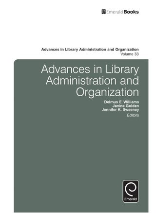 Advances in Library Administration and Organization - pzsku/ZCA551EE083C6FD1FFB69Z/45/1749823312/0a7029c0-00e0-4148-bb2c-671d7066cc19