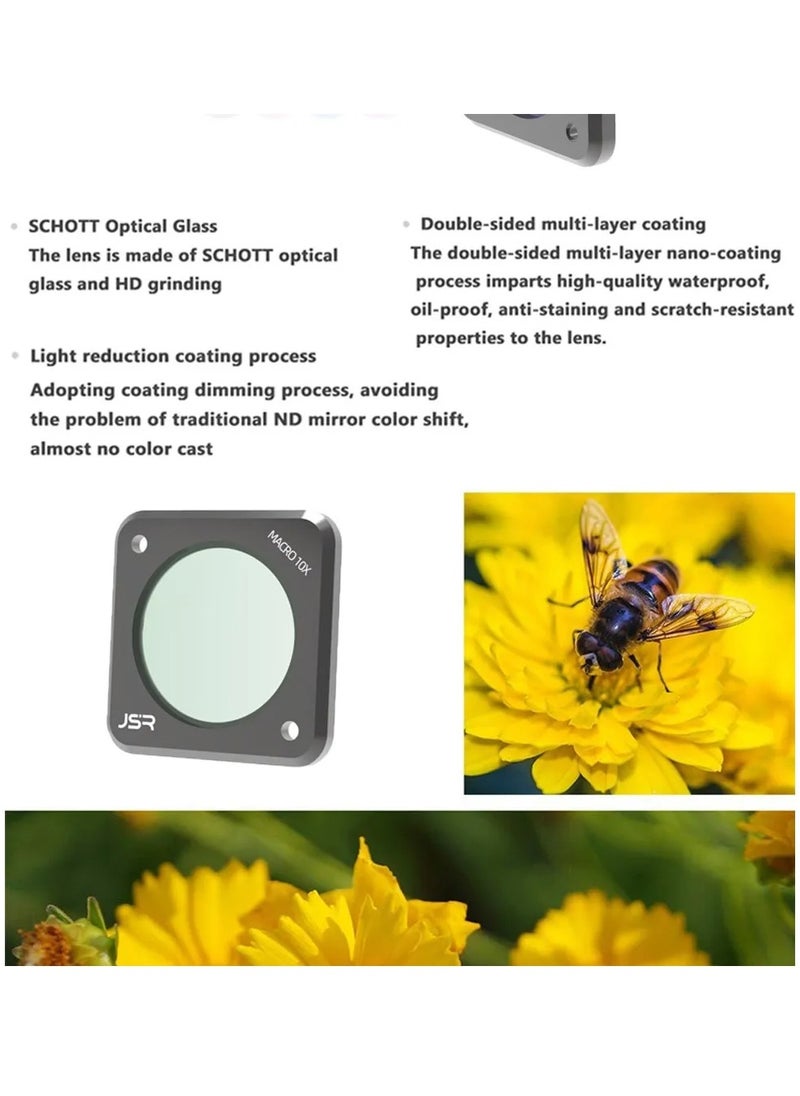 Generic Camera Filter, Multi Layer Coating Neutral Density Filter, Portable And Durable Aluminum Optical Glass Lens, Lightweight Compact Camera Filter For DJI Action 2 Camera, (1pc, CPL)  - Image 5