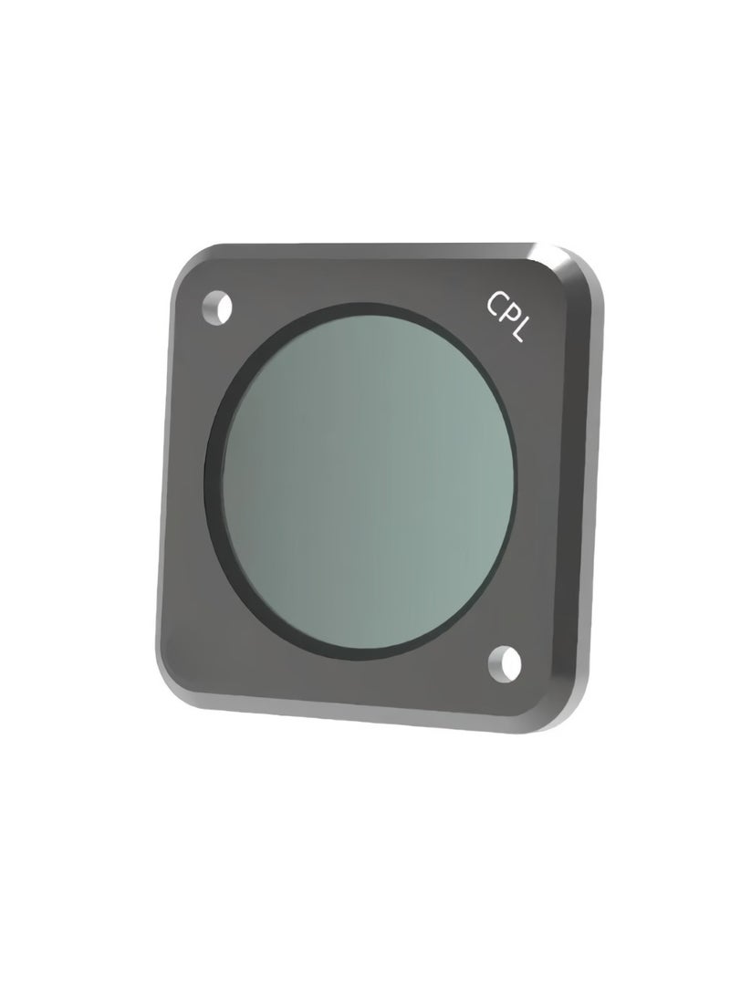 Generic Camera Filter, Multi Layer Coating Neutral Density Filter, Portable And Durable Aluminum Optical Glass Lens, Lightweight Compact Camera Filter For DJI Action 2 Camera, (1pc, CPL)  - Image 1
