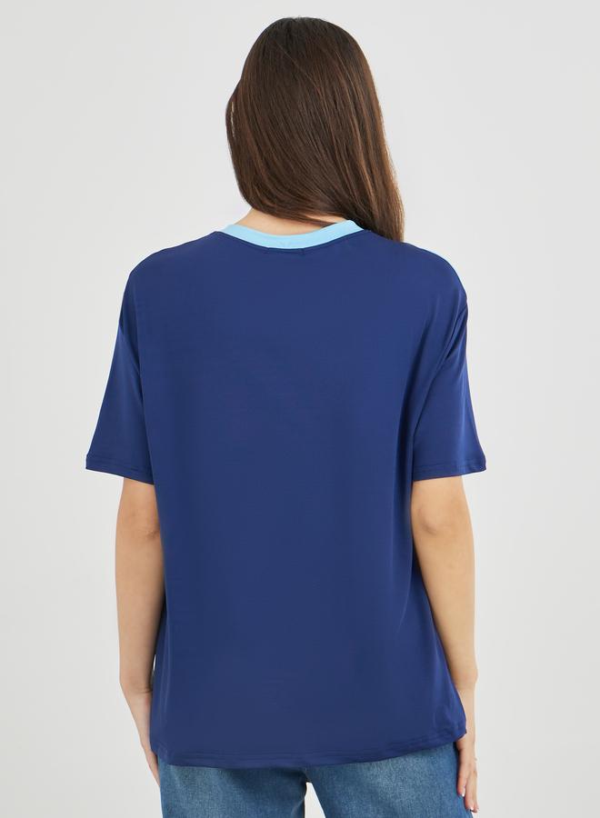 Take Two Slogan Print Short Sleeve T-Shirt - Image 5