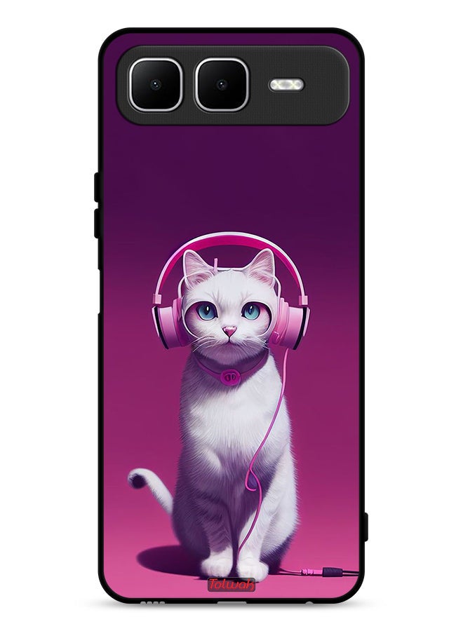 Tolwak Infinix Smart 10 Plus Protective Case Cover Cute Kitten