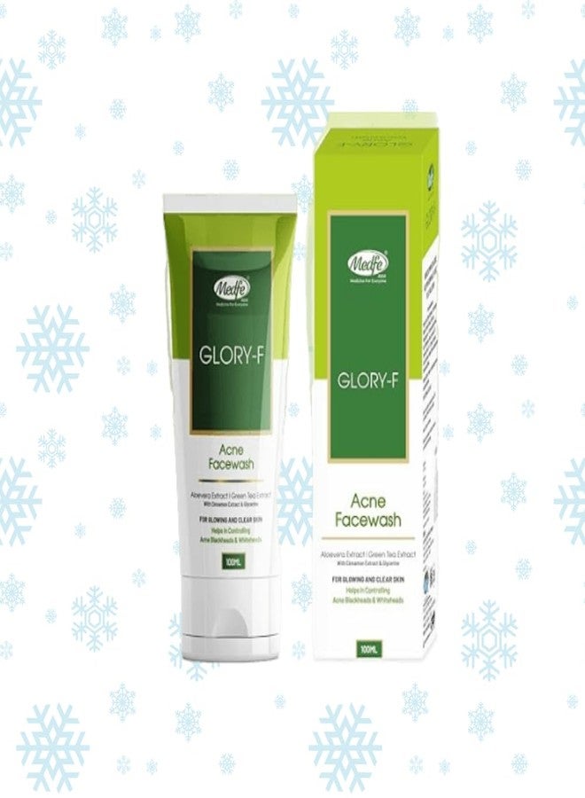Medfe Glory F Acne Face Wash | Control Acne Blackheads and Whiteheads | For Oily & Acne Prone Skin | Prevents Pimples For Men & Women | 100 ML - Image 4
