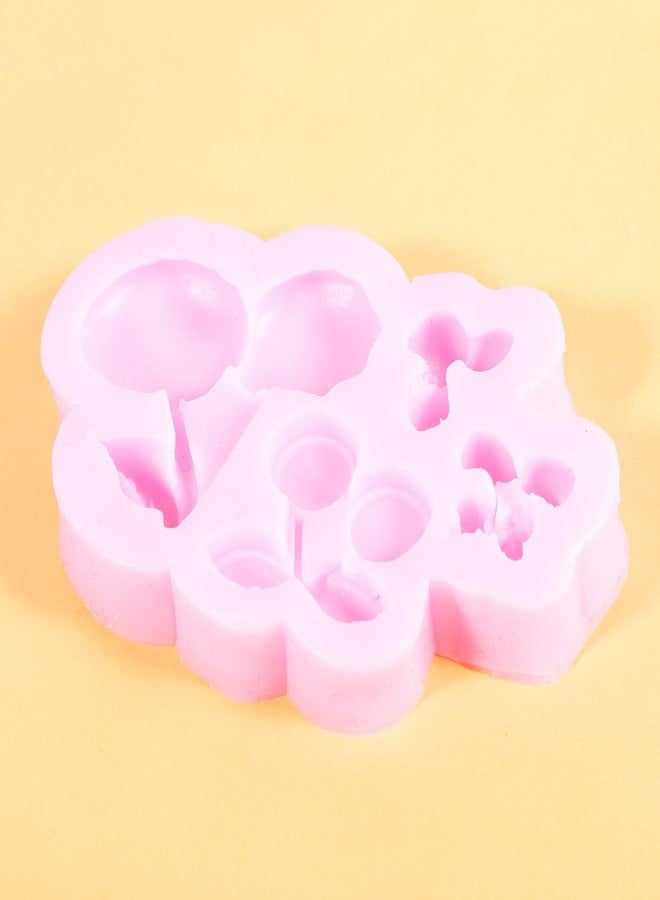 Psiriol 4 PCS Cherry Silicone Mold, 3D Cherries Shaped Fondant Mold, Cherries Chocolate Molds, Fruit Cake Decorating Molds for Cupcake Chocolate Decorating - Image 3