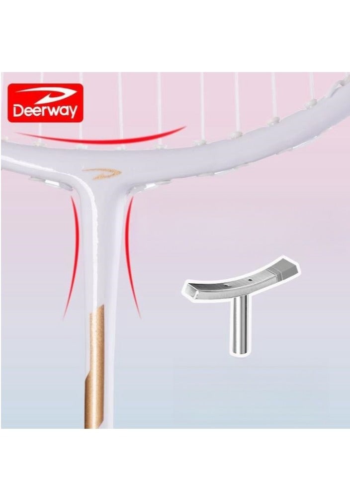 Deerway Delhui Badminton Racket Ultra Light And Durable Adult Suit, Competition Training, Dribbling, Double Racket  - Image 5