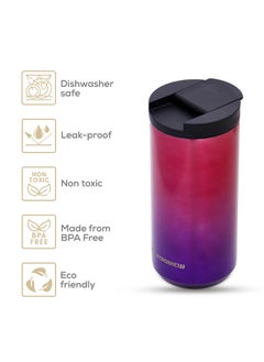 HYDROBREW Double Wall Insulated Tumbler Water Bottle - Chrome, 500 Ml  - Image 3