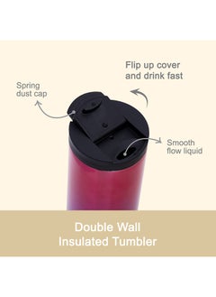 HYDROBREW Double Wall Insulated Tumbler Water Bottle - Chrome, 500 Ml  - Image 5