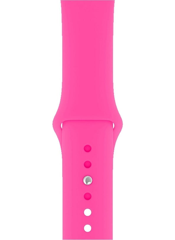 Adaman Silicone Sport Band Strap For Apple Watch Compatible 42MM - 44MM - 45MM 1 2 3 4 5 6 Se 7 8  - Image 1