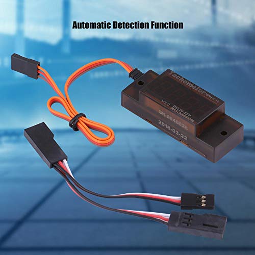 Estink عداد دورات الإشعال RC، لوحة دوائر كهربائية سوداء، ملحقات RC، عداد دورات مصغر V5.0 بديل لمقياس DLE لسلسلة محركات البنزين، 2.13 × 0.79 × 0.59 بوصة - Image 2