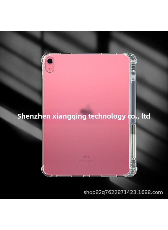 Generic - For 2024iPadPro11 Anti-fall Pen Slot Soft Shell Apple 11 Inch Airbag Protective Cover Pro11 Factory-Color:Ordinary Full Package-Applicable Model:Section 2024 IPadAir13 - Image 1