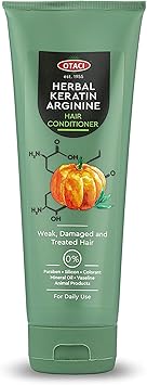OTACI Herbal Pumpkin Keratin Arginine Conditioner for intensive care for damaged and treated hair vegetable keratin volumizing revitalizing vegan - Image 1