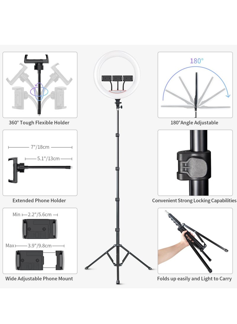 18" RGB Ring Light with Tripod Stand - Image 2