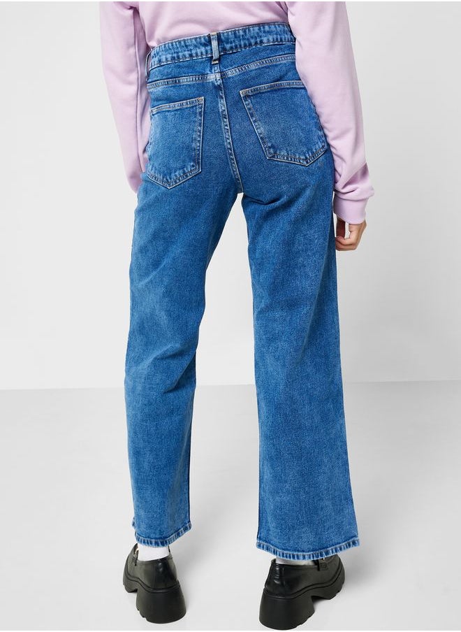 Ginger - High Waist Wide Leg Jeans - Image 1