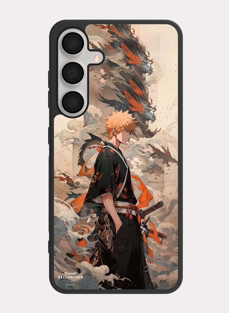 PXLAAT Samsung Galaxy S24 case cover Bleach Ichigo Kurosaki - Image 1