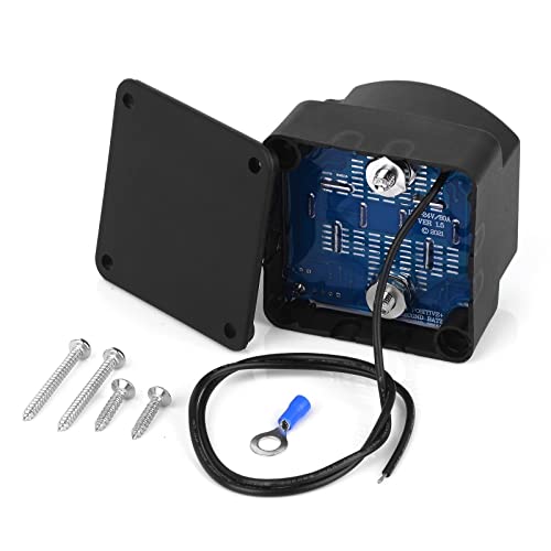 Jtron مجموعة عزل البطارية الذكية المزدوجة Jtron 12V 140 أمبير - VSR - مرحل حساس للجهد لشحن البطارية التلقائي للسيارة، المركبة، RV، ATV، UTV والقارب - Image 4