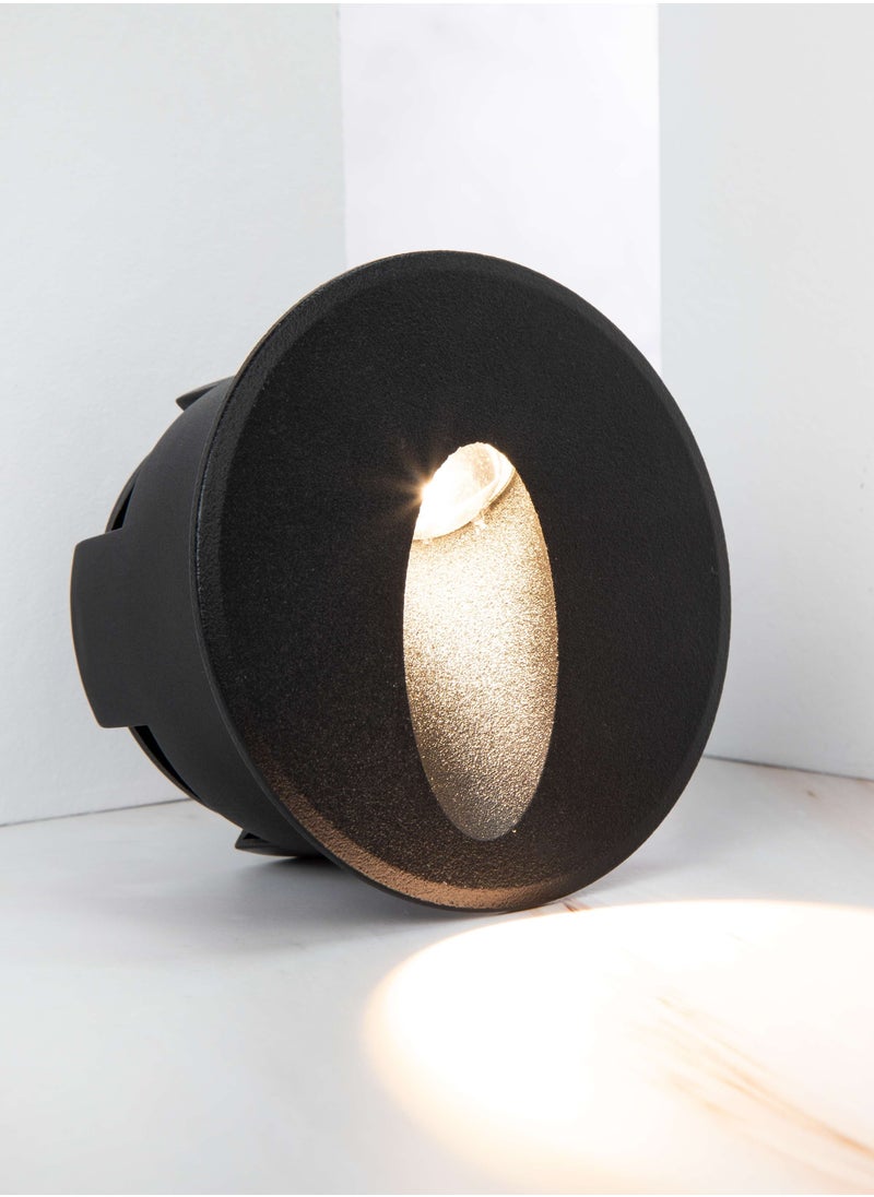 UCANDLE 6pcs Round Drawer Spotlight Black Frame  - Image 1