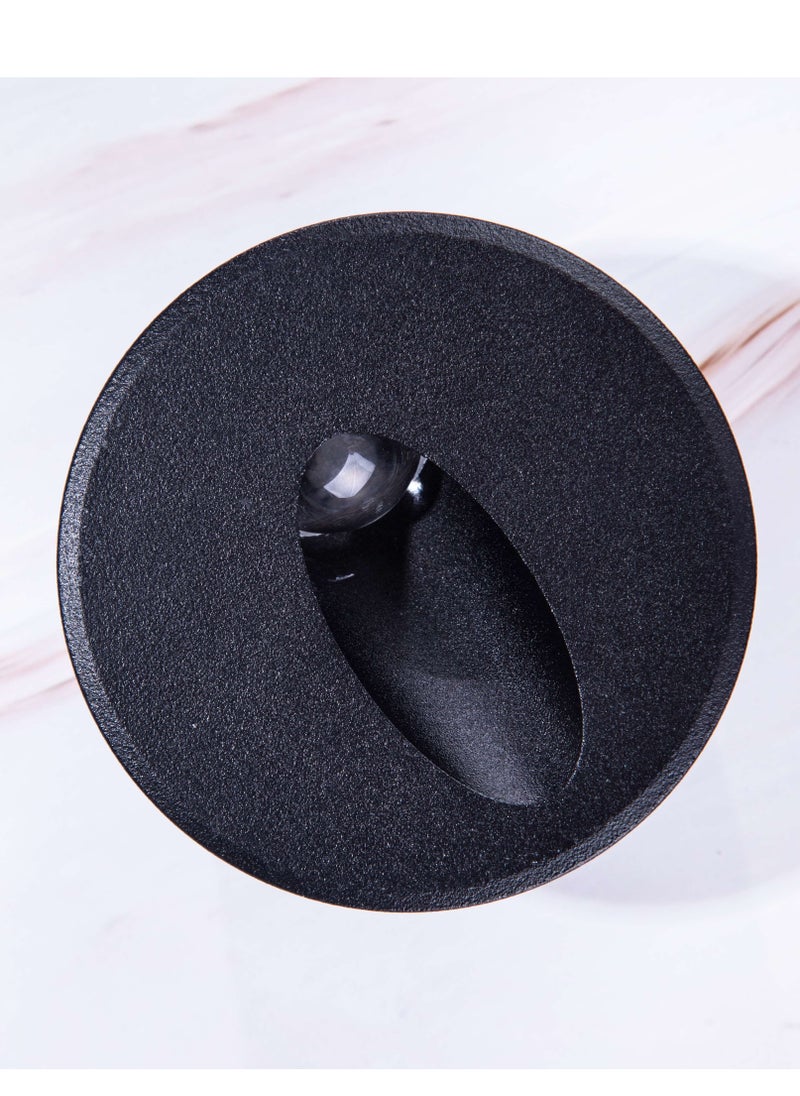 UCANDLE 6pcs Round Drawer Spotlight Black Frame  - Image 4