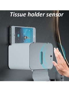 Generic Smart Wall Mounted Paper Towel Dispenser, Toilet Paper Holder, Tissue Box, Automatic Induction Paper Outlet, USB Charging, for Bathroom, Kitchen, Living Room  - Image 1
