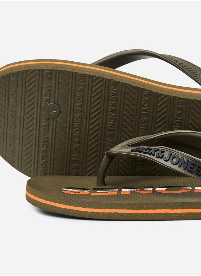 JACK & JONES Logo Print Flip Flops  - Image 3