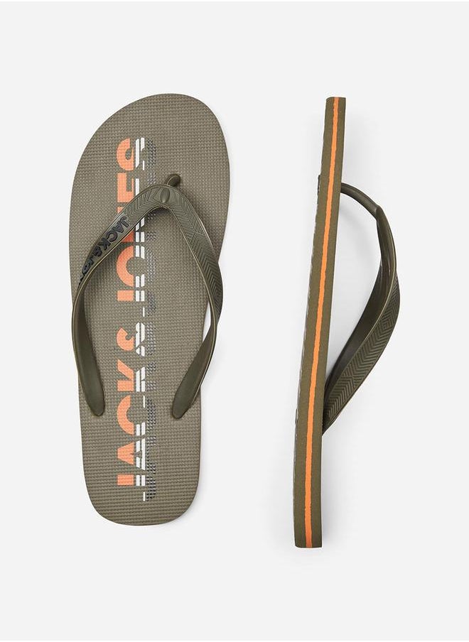 JACK & JONES Logo Print Flip Flops  - Image 4