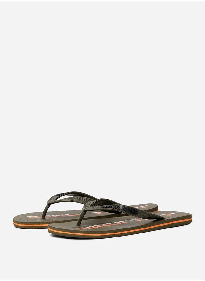 JACK & JONES Logo Print Flip Flops  - Image 2