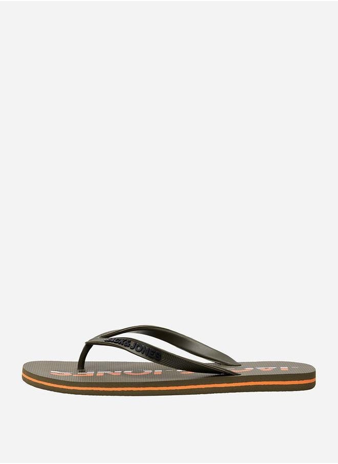 JACK & JONES Logo Print Flip Flops  - Image 1