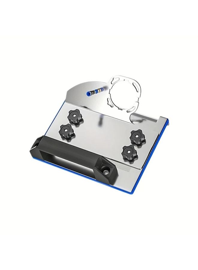 Silvery Stainless Steel Tile Corner Grinder Rack 45 Degree Bevel Cutting Tool For Ceramic Stone - Image 1