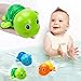 TOHIBEE Bath Toys Cute Swimming Turtle Baby Bath Toys for Toddler 13 Water Pool Floating Wind Up Toys for 1 Year Old Boy Girl Gifts Infant Toddlers Kids Bathtub Toys 3 Pack - Image 2