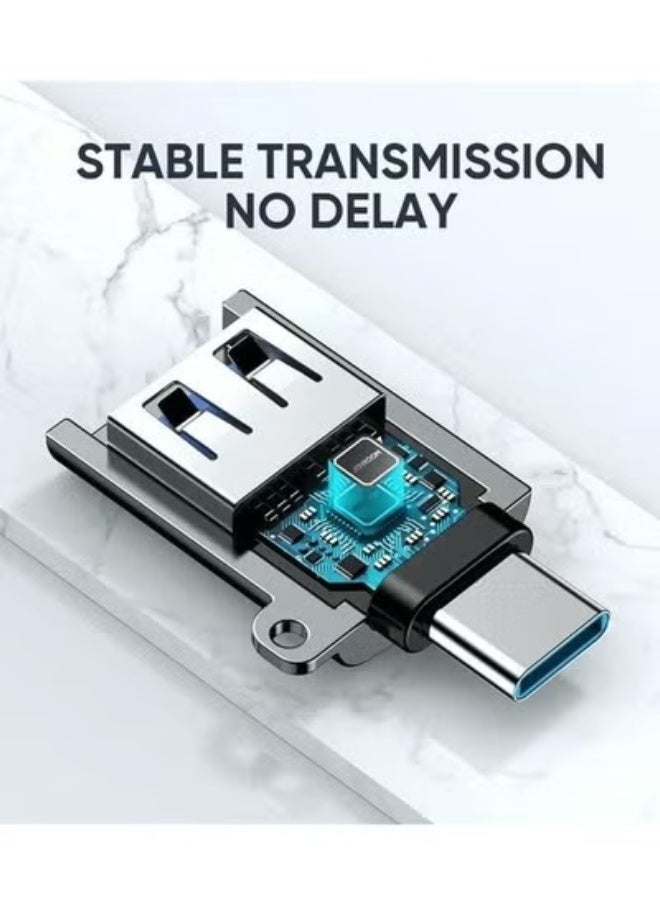 Lightning Male to USB Female Adapter - OTG, High-Speed, High Compatibility - Model S-H156 - BLACK - Image 3