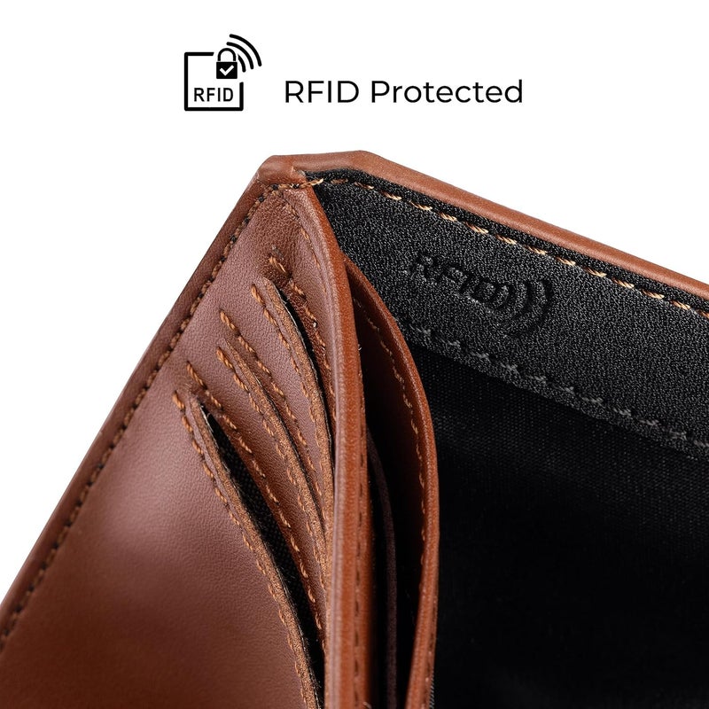 scarters Faux Leather Abundance Wallet For Men | Rfid Protected | Mindful Microfibre | 6 Card Slots & 2 Hidden Pockets | 15 Month Warranty (Black) - Image 2