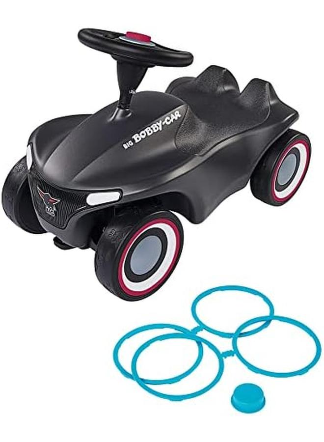 BIG Spielwarenfabrik 800056243 Bobby Car Neo Anthrazit Rutschfahrzeug Für Drinnen Und Draußen Kinderfahrzeug Mit Flüsterreifen Two Wheel Rims Colors To Change For Children From 1 Year Old Charcoal - Image 2