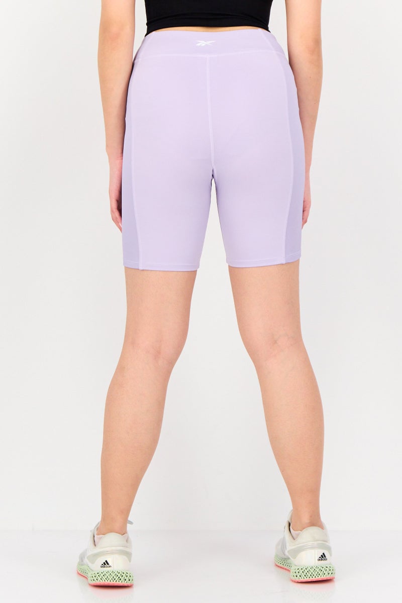 Reebok شورتات تدريب رياضية للنساء، لافندر - Image 3