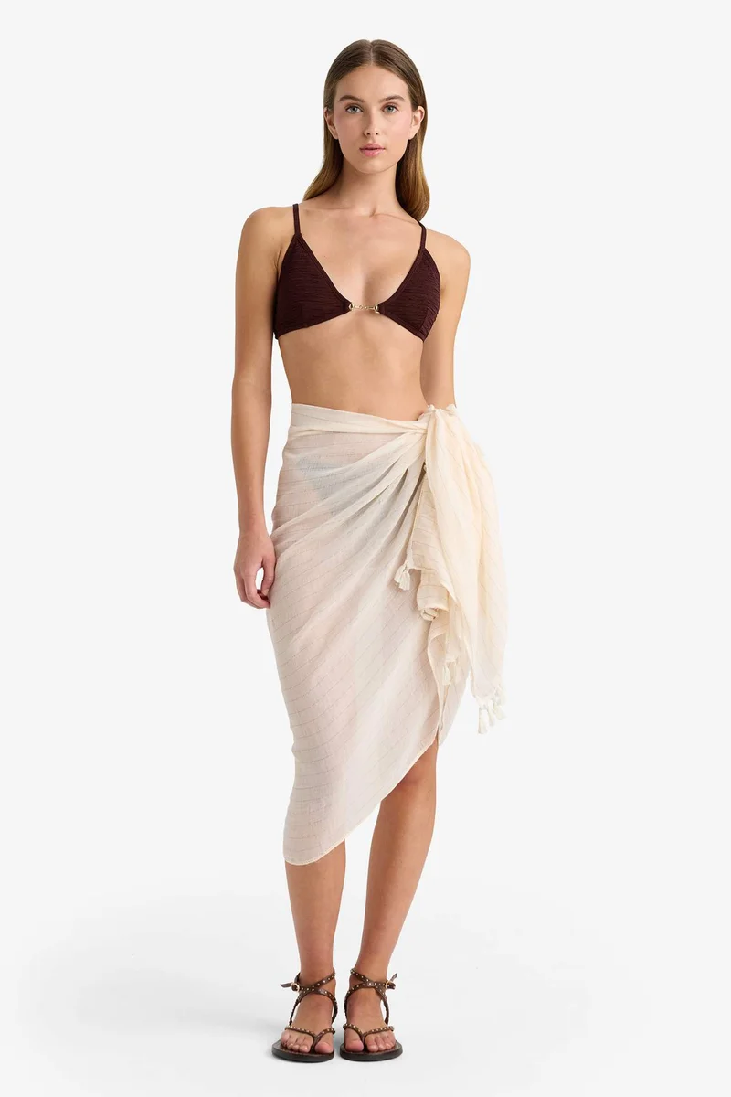 ديفاكتو Fall in Love Regular Fit Cotton Pareo Beachwear