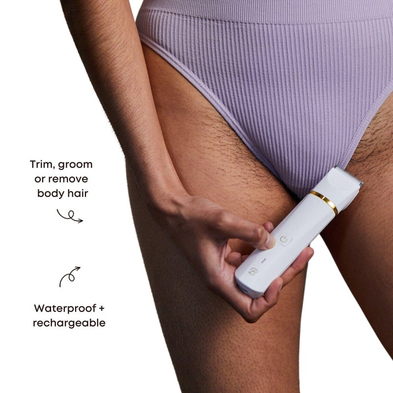 Bushbalm Bikini Trimmer - Electric Shaver Body Hair Razor for Women, Waterproof, Cordless Shaver for Sensitive Areas, Close Grooming for Bikini, Underarms, and Legs â€“ Francesca Trimmer - Image 2