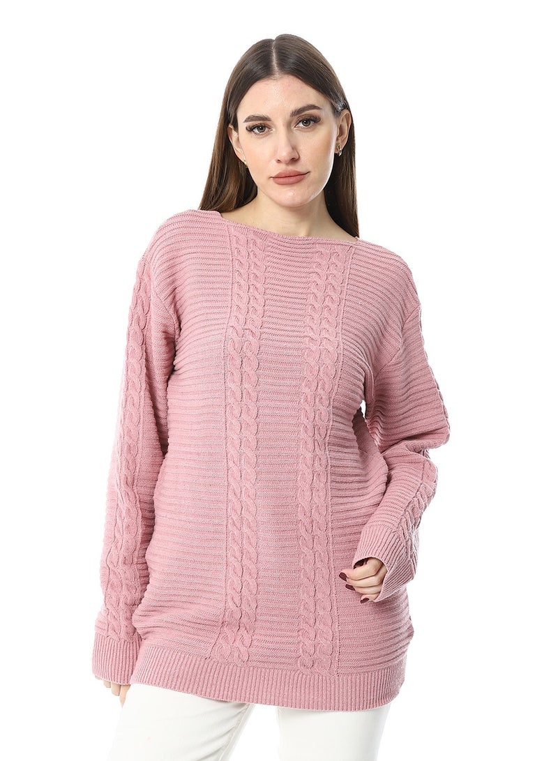 Caesar Women Wool Long Pullover With High Neck - Image 1