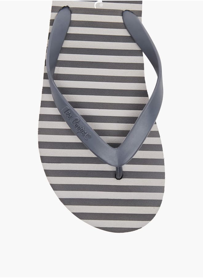 Lee Cooper - Mens Printed Thong Slippers - Image 1