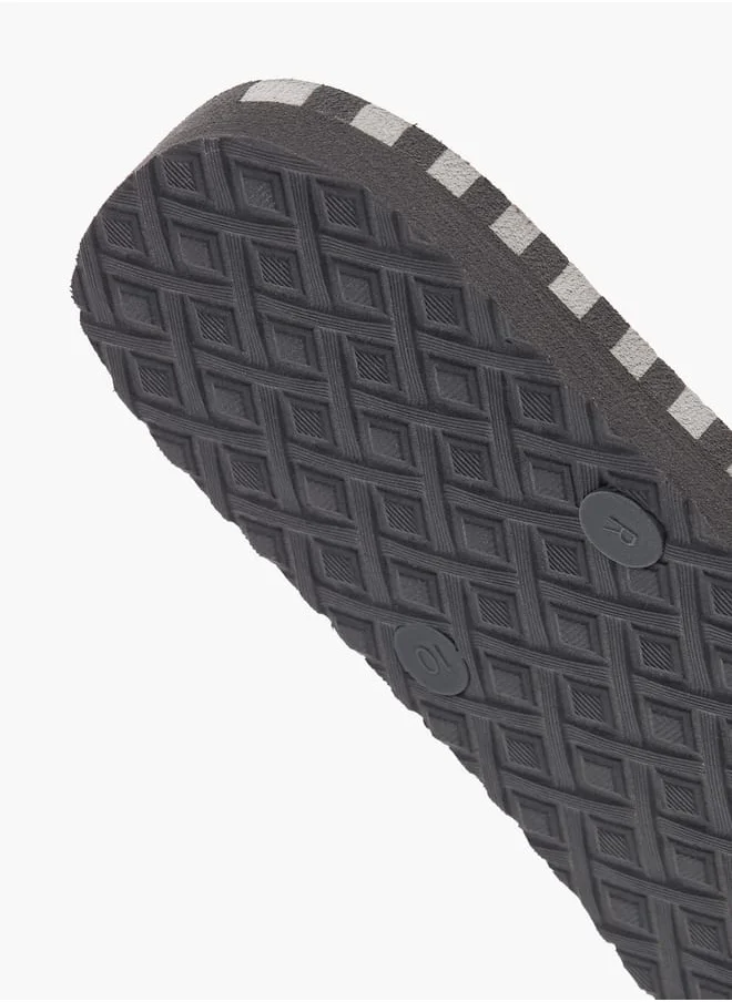لي كوبر Mens Printed Thong Slippers