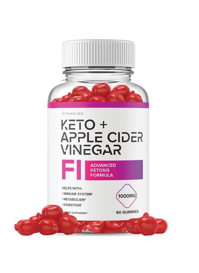 Vitaking - F1 Keto + ACV Gummy F1 Keto Gummies for Weight Loss F1 Keto ACV Gummies F1 Keto+ACV Gummy Advanced Ketogenic Formula (60 Gummies) - Image 1