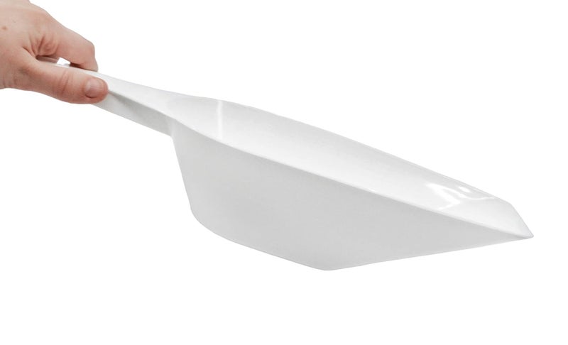 EISCO Scoop, 1000ml (33.8oz) - Polypropylene Plastic - Flat Bottom - Excellent for Measuring & Weighing - Autoclavable - Image 2