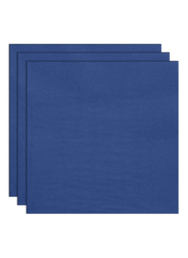 Dark Blue Paper Napkins 24cm 20-Pack