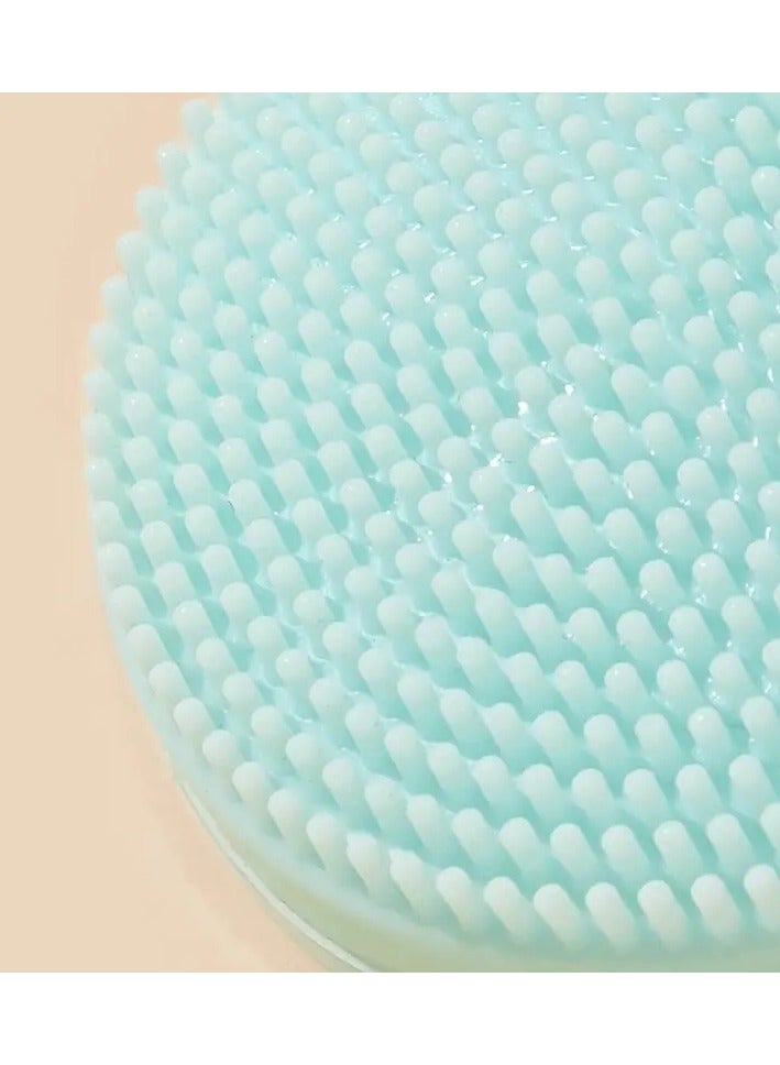 Manual Silicone Cleansing Massage Brush Facial Cleansing Brush Double Sided Silica Gel Cleansing Brush Portable Facial Massage Skin Care Tool - Image 3