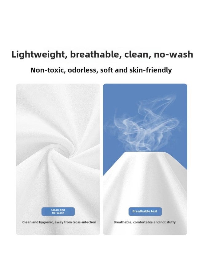 Buddy High Disposable Bed Sheet Quilt Cover Pillowcase Quilt Cover Four-piece Set Travel Hotel Double Bed Supplies Dirty-Color:Disposable Compression Socks For Women With Short Tube-white  - Image 5