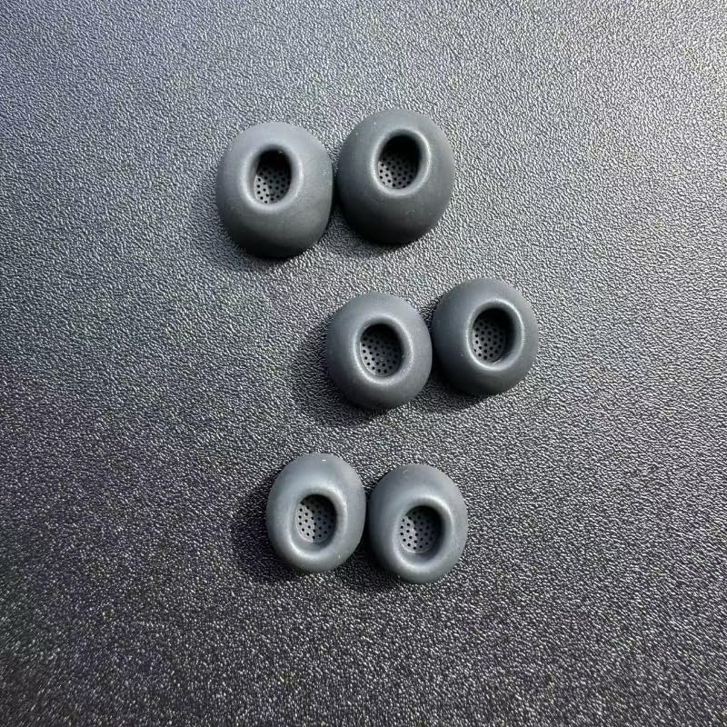 JNSA Replacement for Galaxy Buds3 Pro Earbuds Tips Silicone Ear Tips, Galaxy Buds 3 Pro Eartips S/M/L 3 Size 3 Pairs Upgrade Black 913b3 - Image 5
