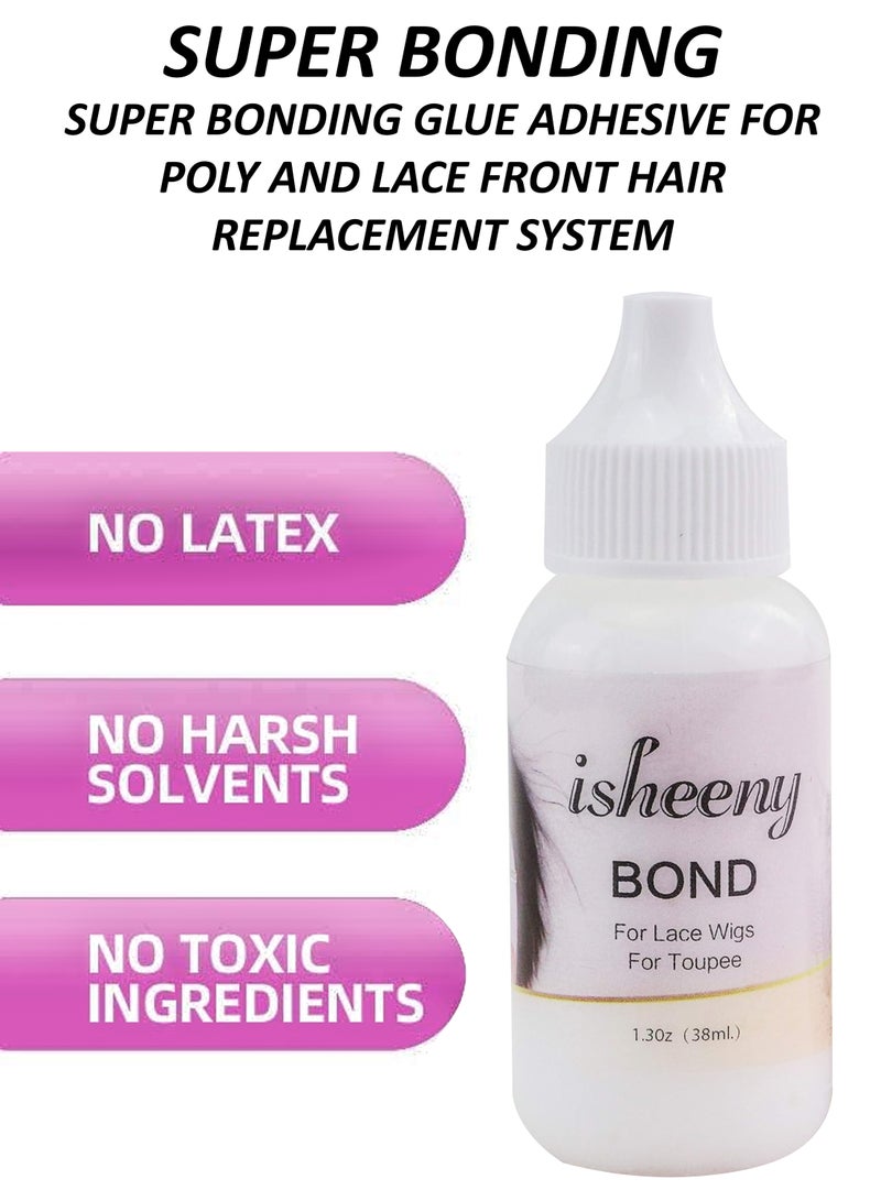 Estelle Lace Wig Adhesive 1.3oz Invisible Safe and Reliable Bond for Lace Wigs Toupees Frontal and Hairpieces in High Temperatures and Humidity - Image 4