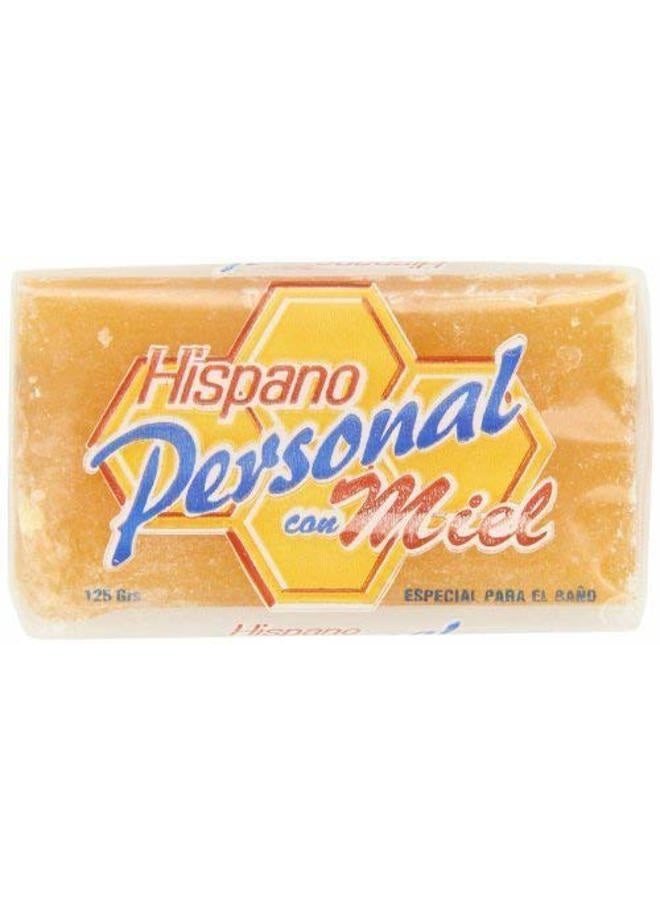 Personal con Miel 4.4 oz [Honey Soap] Pack of 12 Bars