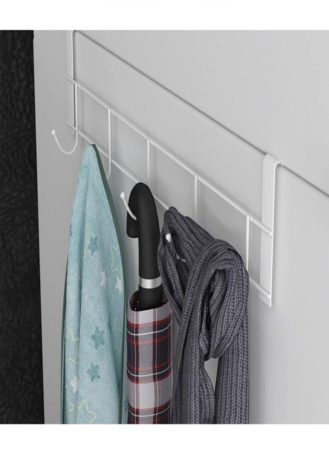 fashionhome - Multi-Tiers Household Adjustable New Design Modular Shoe Storage Rack with Hanger 124 x 32 x 139 Centimeter - Image 1