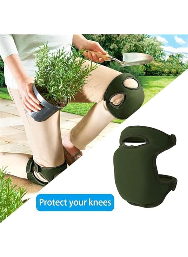 HOOKOR 2 Pack Knee Pads for Garden,Ultra Thick Memory Foam Anti-slip Adjustable Kneepads for House Working, Floor and Carpet Cleaning, Gardening Maintain, Construction Work - Image 3