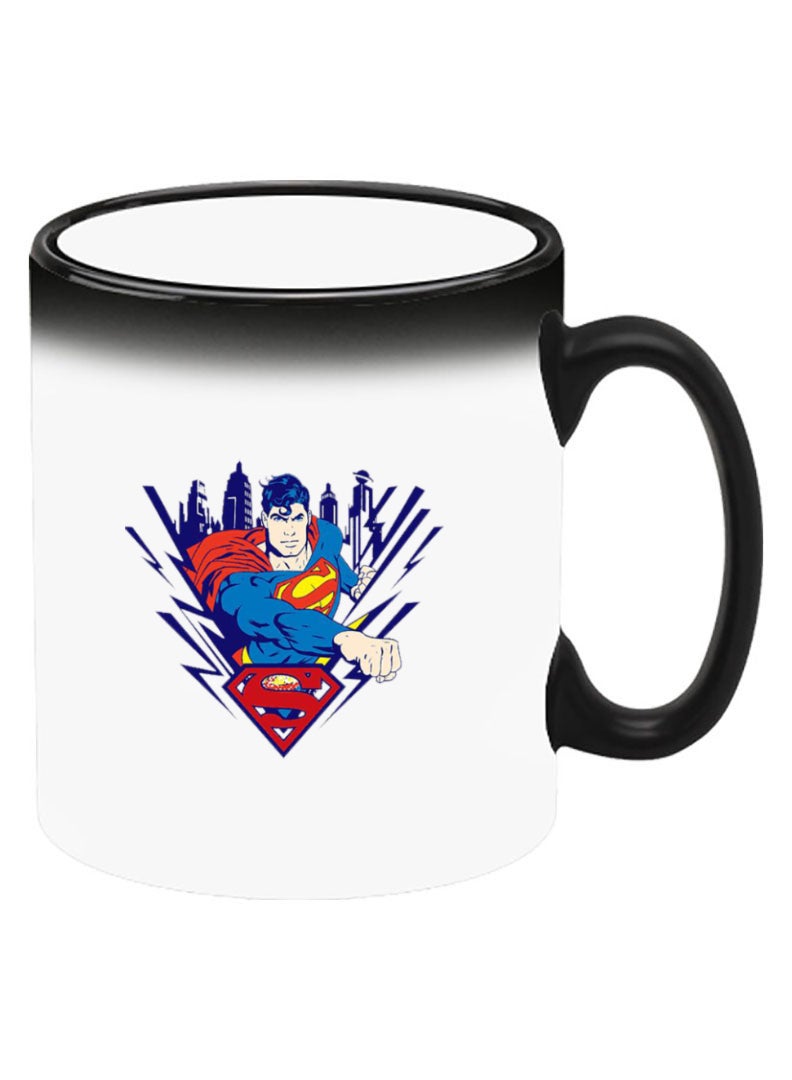 Theodor Color Changing Heat Sensitive Ceramic Mug, Image Revealed When HOT Liquid is Added! Superman - Image 2